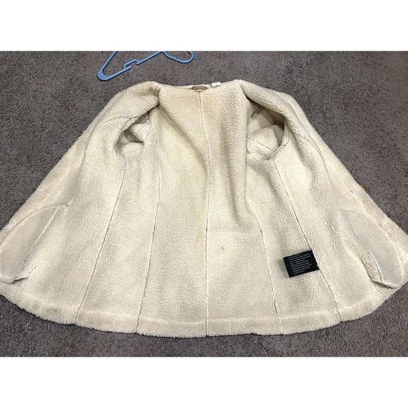 VTG Embroidered Suede & Shearling Coat ASO Phoebe Friends St John's Bay - Picture 14 of 15